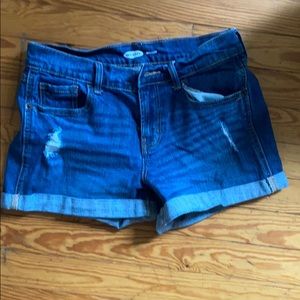 Old navy boyfriend jean shorts
